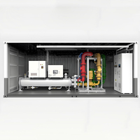 Système de refroidissement industriel extérieur, résistant à la corrosion, en conteneur, pour stations énergétiques
