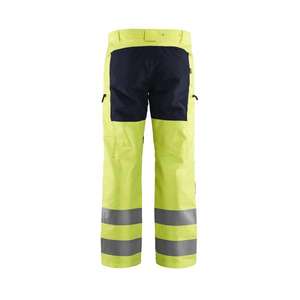 BLAKLADER - 158518113399C148 Hi-Vis <b>trousers</b> with stretch Yellow/<b>Black</b> - EAN 7330509702949 HI-VIS <b>WORKWEAR</b> - Product Image 2