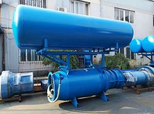 Bomba Sumergible de Gran Caudal y Alta Presión, Tipo Flotante, Bomba de Drenaje Axial para Control de Inundaciones, Bomba de Riego Agrícola de Alta Calidad - Product Image 6