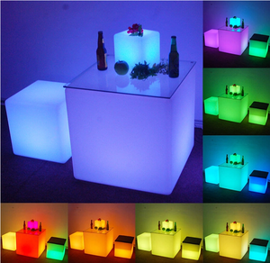 New Design Bar Home Furniture Plastic Modern Outdoor Led Light <strong>Cube</strong> <strong>Table</strong> - Product Image 3