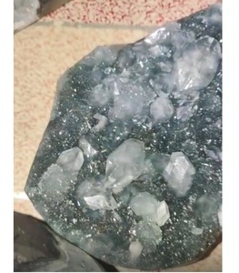 Lote de Geodas de Calcedonia Negra, Especímenes Minerales para Colección de Cristales y Decoración - Product Image 2