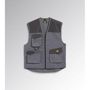 Gilet tactique Diadora XXL coupe régulière antistatique équipement extérieur polyester bleu classique - Product Image 1