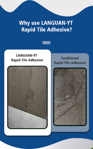 <span class=keywords><strong>YT1</strong></span> pour l'application d'adhésif cimentaire haute résistance pour carrelage intérieur/extérieur, nivellement de sol en céramique et porcelaine, étanchéité et anti-fissures - Product Image 4