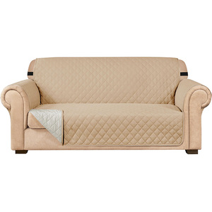 Funda Acolchada para <span class=keywords><strong>Sofá</strong></span> Seccional Reversible, Protector de <span class=keywords><strong>Sofá</strong></span> Suave y Duradero Resistente a las Manchas - Product Image 4