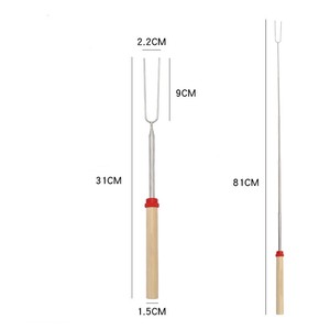 <span class=keywords><strong>Marshmallow</strong></span> rang Gậy cắm trại phụ kiện hố lửa Phụ Kiện Cắm trại Quà Tặng - Product Image 3