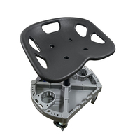 Tabouret roulant pneumatique réglable en hauteur, capacité 300 lb, siège de mécanicien robuste avec plateau de rangement pour réparation automobile