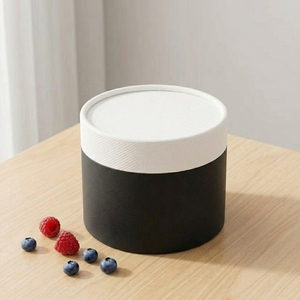 Heat Resistant Kraft Paper Tube Box Eco Food Grade Cylinder Packaging for <strong>Basque</strong> Cake Cheesecake Cookie Baking - Product Image 2