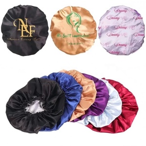 Bonnet de nuit en satin pas cher pour femmes, bonnet élastique pour les soins des cheveux, bonnet de <span class=keywords><strong>beauté</strong></span> pour les cheveux pour les enfants - Product Image 1