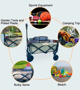 Chariot de jardin pliable personnalisable avec batterie 2000 mAh, chariot de <span class=keywords><strong>camping</strong></span> électrique portable 240L - Product Image 3