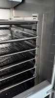Réfrigérateur commercial haute performance R404A à 2 portes en acier inoxydable, avec insert de plateau vertical, pour cuisine d'hôtel
