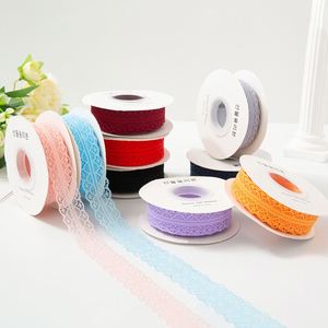 3cm Korean Style DIY Lace Ribbon 25 Yards Flower Packaging Bouquet Cut Out Polyester Material Cake Baking <b>Accessories</b> - Product Image 3
