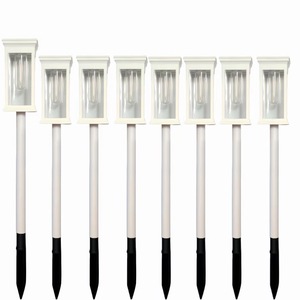 Lampe de jardin LED blanc chaud, éclairage extérieur pour pelouse et allée, matériau ABS, 1,2 V, alimentée par énergie solaire, lumière de paysage - Product Image 5