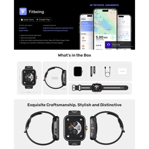 NHJ11 Đồng hồ thông minh GPS Màn hình AMOLED silica gel trả lời cuộc gọi định vị hình vuông cho điện thoại <span class=keywords><strong>Android</strong></span> ứng dụng phù hợp tương thích - Product Image 6