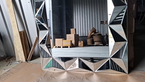 Luce nordica di lusso tridimensionale <span class=keywords><strong>ingresso</strong></span> bagno toletta specchio da parete decorativo - Product Image 5