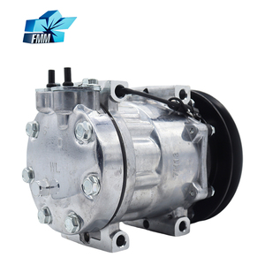 คอมเพรสเซอร์ทำความเย็น YN20M00107F2 24V 1PK สำหรับ<span class=keywords><strong>รถ</strong></span>ขุดโคเบลโก้ <span class=keywords><strong>Kobelco</strong></span> รุ่น SK350-8 ปี 1983-1990 - Product Image 2