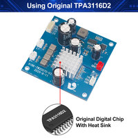 VIRE 2*70W carte amplificateur Audio haute puissance classe D TPA3116 stéréo 12-24V double canal récepteur et amplificateurs de Module numérique pur