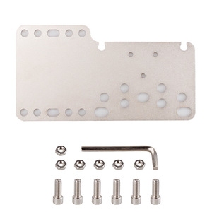 Plaque adaptatrice de frein à main pour simulateur de course en alliage d'aluminium avec position multi-trous pour montage de manette de jeu PC - Product Image 4