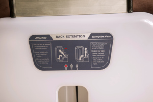Équipement de musculation professionnel LMCC, <span class=keywords><strong>machine</strong></span> d'entraînement à la musculation des deltoïdes arrière, <span class=keywords><strong>machine</strong></span> de musculation commerciale pour l'extension dorsale assise - Product Image 4