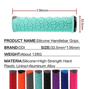 ODI-Empuñaduras para manillar de bicicleta de montaña, empuñaduras de bloqueo antideslizantes, cubierta de manillar de silicona absorbente de golpes para DH, todoterreno, <span class=keywords><strong>BMX</strong></span> Cuff - Product Image 2
