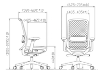 Chaises d'officier modernes personnalisées mobilier de bureau hauteur réglable électrique chaise de bureau ergonomique ordinateur
