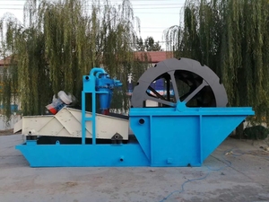 Cát mịn rửa tuyến tính khử nước nghiêng rung rung Màn hình máy tái chế với bơm áp lực hydrocyclone - Product Image 2