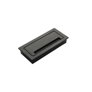 Caja de cableado amortiguada Huibaili, organizador de cables de aleación de aluminio cepillado, diseño moderno y sencillo, uso comercial - Product Image 3