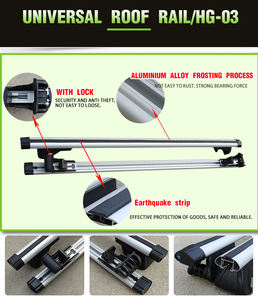 Barras de Techo Universales para Automóvil de Estilo Clásico de 130 CM, Barras de Techo con Cerraduras - Product Image 6