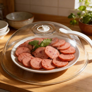 Tapa Antisalpicaduras para Microondas, Libre de BPA, para Calentar Alimentos con Ventilación de Vapor, Apta para Lavavajillas, Transparente y Visible - Product Image 6