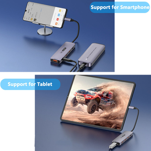 5 端口 USB 集线器 <span class=keywords><strong>3.2</strong></span> 铝合金扩展坞适配器 PD 充电 10Gbps 数据传输 Type-C 扩展 2.0 4K for 2.0 - Product Image 6