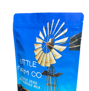 Pochette debout personnalisée avec impression numérique à fermeture éclair feuille d'aluminium finition mate étanche à l'humidité pour le lait lyophilisé - Product Image 6