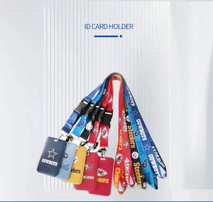 Wholesale Custom American Football Team Club Football Football ID Card Exhibition Work ID Badge Card Holder Lanyard
