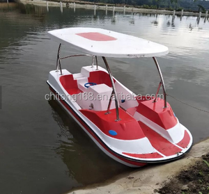 Bateau à pédales électrique <span class=keywords><strong>en</strong></span> fibre <span class=keywords><strong>de</strong></span> verre pour parc aquatique 2021, 4 personnes, bateau flottant pour la <span class=keywords><strong>pêche</strong></span> <span class=keywords><strong>en</strong></span> <span class=keywords><strong>mer</strong></span>, à vendre - Product Image 6