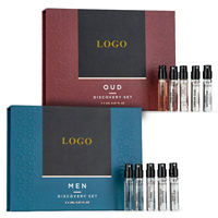 Boîte cadeau d'emballage de bouteille de parfum personnalisée Boîte d'emballage en papier rouleau pour mini échantillons de testeur de parfum pour flacons de 1ml/1.5ml/2ml