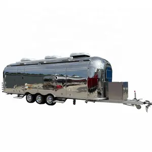 Yowon customized on road food truck mobile camping caravan camper van RV for European market