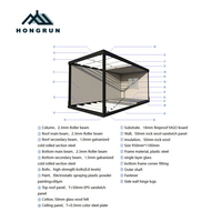 Maison préfabriquée à construction rapide 20 pieds 40 pieds Maison modulaire pliable en conteneur Maison de camping pliable Petite maison de conteneur minuscule Bureau à domicile
