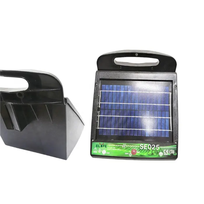 Elife Customized Solar Electric Fence Energizer Charger 0.25 Joules 4KM Solar Fencing System for Agriculture