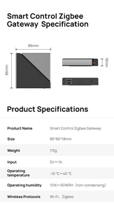 <span class=keywords><strong>Passerelle</strong></span> Hub TYSH Tuya <span class=keywords><strong>Zigbee</strong></span> 3.0 avec connexion filaire Ethernet Wi-Fi pour kit maison intelligente, prend en charge 200 appareils <span class=keywords><strong>Zigbee</strong></span>, <span class=keywords><strong>passerelle</strong></span> PoE - Product Image 2