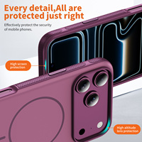Nouvelle coque magnétique mate pour iPhone 18 Pro Max, anti-traces de doigts, TPU+PC, antichoc, pour iPhone 18 17 16 15 14 13