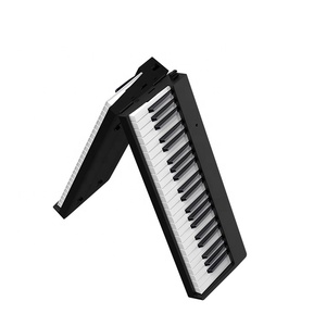 Giá Tốt Đen Trắng Đơn Giản Đàn Piano Điện Tử Thẳng Đứng Gấp Bàn Phím Ảo Hợp Âm Konix Kỹ Thuật Số Đàn Piano Cho Người Mới Bắt Đầu - Product Image 6