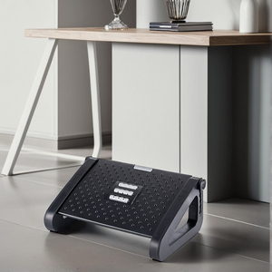 Altura ajustable debajo del escritorio Reposapiés arriba y abajo Rodillo de masaje Taburete - Product Image 3