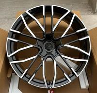 Roues forgées 5x108 19 20 21 22 24 pouces jantes rayons noirs roues de voiture de course en alliage personnalisé disque pour Zeekr 001 007X009 Lynk Co