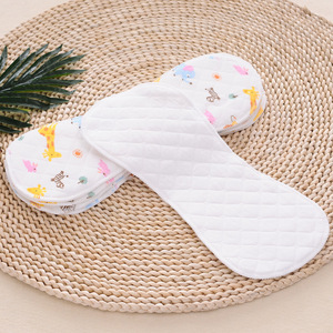 Pañal de Bebé Transpirable de Seis Capas con Forma de Cacahuete, Lavable, Absorbente, Ecológico, de Algodón Estampado para Recién Nacidos - Product Image 1