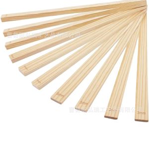 Ensemble de rouleaux à pâte en bois avec outil de mesure d'épaisseur, outils pédagogiques pour la poterie, outils de potier, outils pour l'argile, plaque d'argile. - Product Image 2