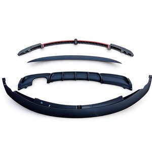 For BMW M Performance Matte Black ABS Replacement Front Splitter 51192291364 Rear Diffuser 51192291418 Rear <strong>Spoiler</strong> F30 F35 F80 - Product Image 1