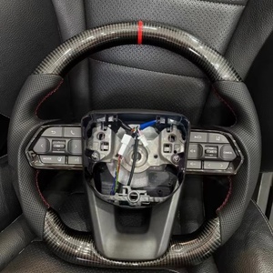 Volante de Fibra de Carbono Negro de Alta Gama para Toyota Hilux Revo LC 70 79 Land Cruiser Pick-up Fortuner - Product Image 5
