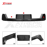 Diffuseur arrière en fibre de carbone véritable XTREME, style MP, pour BMW M3 M4 G80 G81 G82 G83, diffuseur arrière à quatre sorties
