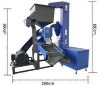 Machine commerciale de tête de granule de décortiqueuse de balle de riz rouleau en caoutchouc fraiseuse de riz de son fin