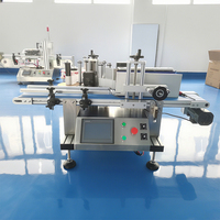 Machine d'étiquetage automatique de bureau professionnelle pour bouteilles rondes en plastique