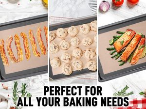 Wholesale Perforated <b>Silicone</b> <b>Baking</b> Mat Personalized Custom <b>Silicone</b> <b>Baking</b> Mat - Product Image 5