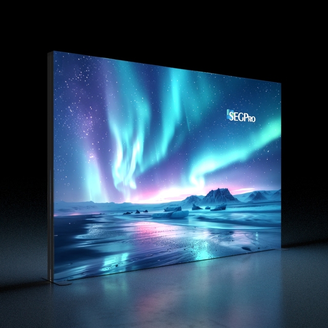 Lintel Modular Exhibition Stand Seg Frame Fabric Light Box Tradeshow Booth Display Fabric Seg Light Box Display